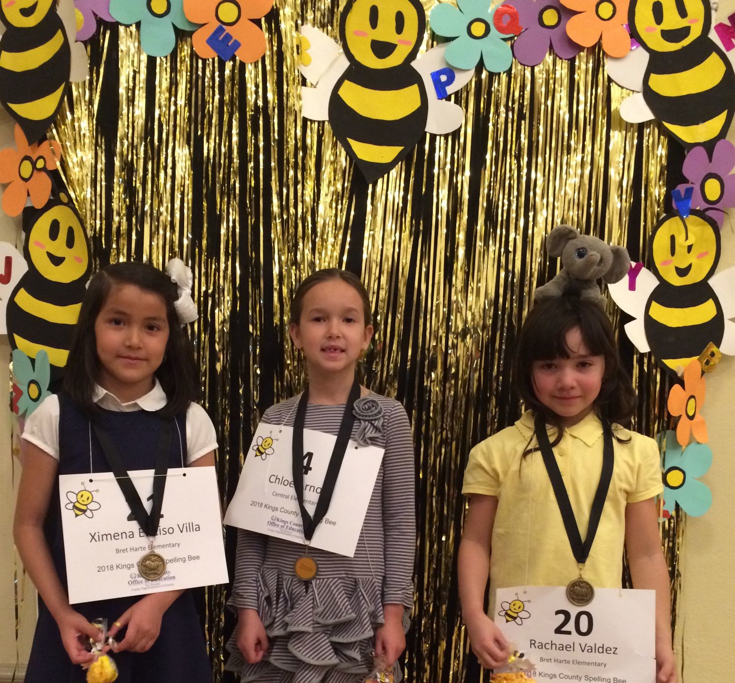 1st grade spelling bee winners